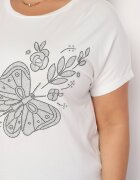 generation Tricou Alb Clasic din bumbac cu Imprimeu Wiloa