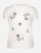 generation Tricou alb din Bumbac Finisat cu Zirconii Krissianne