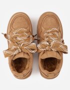  Ghete de zăpadă cu șireturi în stil de sneakers pe talpă cu profil Jaranti Maro