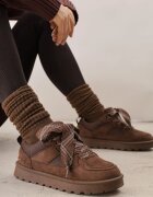  Ghete de zăpadă cu șireturi în stil de sneakers pe talpă cu profil Jaranti Maro