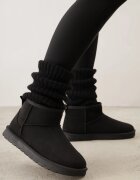  Ghete de zăpadă de iarnă mediu cu blană artificială Piwila Negre