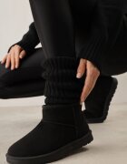  Ghete de zăpadă de iarnă mediu cu blană artificială Piwila Negre