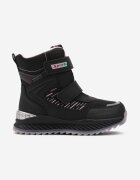  Ghete de zăpadă Negre cu Velcro pe talpă cu striații cu barete decorative Dirette