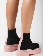  Ghete Negru-Roz cu carâmb elastic Lazeos