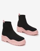  Ghete Negru-Roz cu carâmb elastic Lazeos