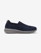  Ghete sport slip-on Negru-Albastru cu parte superioară elastică și model melanj Andicra