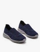  Ghete sport slip-on Negru-Albastru cu parte superioară elastică și model melanj Andicra