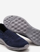  Ghete sport slip-on Negru-Albastru cu parte superioară elastică și model melanj Andicra
