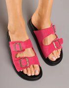 givana Papuci Fucsia Casual cu Barete cu Catarame Winea