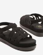 givana Sandale Negre cu prindere velcro Tip Gladiator Sorlinia