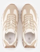 givana Sneakers groase cu talpă groasă și barete decorative Diki Bej închis
