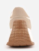 givana Sneakers groase cu talpă groasă și barete decorative Diki Bej închis