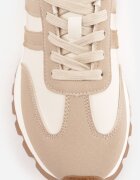 givana Sneakers groase cu talpă groasă și barete decorative Diki Bej închis