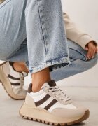 givana Sneakers groase cu talpă groasă și barete decorative Diki Maro