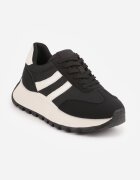 givana Sneakers groase cu talpă groasă și barete decorative Diki Negri