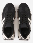 givana Sneakers groase cu talpă groasă și barete decorative Diki Negri