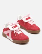 givana Sneakers Teniși Roșu-Roz cu Limbă Decorativă Alaviela