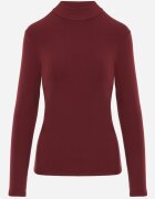 glo-story Bluză cu guler înalt din tricot elastic Munita Bordo