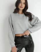 glo-story Bluză Gri Oversize Aza