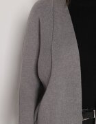glo-story Cardigan Gri Clasic Neîncheiat Elitusa