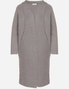 glo-story Cardigan Gri Clasic Neîncheiat Elitusa