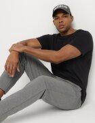 glo-story Pantaloni de trening Gri închis cu elastic și șnur în talie Palaretia