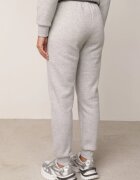 glo-story Pantaloni de trening izolați cu bumbac tip jogger cu manșete Obsida Gri deschis