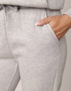 glo-story Pantaloni de trening izolați cu bumbac tip jogger cu manșete Obsida Gri deschis