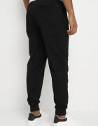 glo-story Pantaloni de trening negri cu manșete elastice din bumbac Paladira