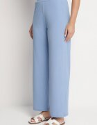 glo-story Pantaloni Reiați Largi Albaștri Cu Elastic În Talie Drasia