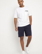 glo-story Pantaloni scurți Bleumarin De Trening cu Elastic în Talie și Decorațiuni Laterale Mepassa
