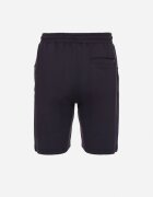 glo-story Pantaloni scurți Bleumarin De Trening cu Elastic în Talie și Decorațiuni Laterale Mepassa