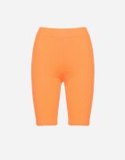 glo-story Pantaloni scurți ciclist portocalii din material reiat Adrase