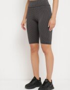 glo-story Pantaloni scurți colanți Gri închis cu Efect Push-Up Briala