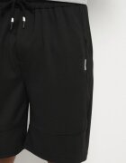 glo-story Pantaloni scurți de trening Negri Decorați cu șnururi Evelzedi