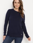 glo-story Pulover Bleumarin în Stil Clasic Irimarie