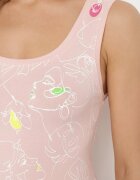 glo-story Top din bumbac Roz deschis cu motiv floral Bileria