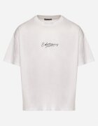 glo-story Tricou Alb De bumbac Cu imprimeu Nilindra
