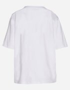 glo-story Tricou Alb Din Bumbac Cu Imprimeu Decorativ Delmari