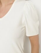 glo-story Tricou Bej cu decolteu în V Sunesse