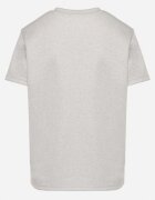 glo-story Tricou Gri deschis cu croială clasică cu broderie decorativă Galerrena