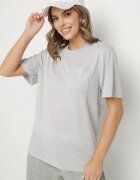 glo-story Tricou Gri deschis cu croială clasică cu buzunar Mairalissa