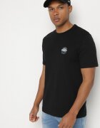 glo-story Tricou Negru din bumbac cu aplicație Selsedi