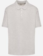 glo-story Tricou polo clasic gri închis din bumbac Erdetia