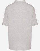 glo-story Tricou polo clasic gri închis din bumbac Erdetia