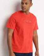 glo-story Tricou Portocaliu din bumbac cu Imprimeu Text Uliaria
