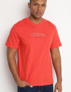 glo-story Tricou Portocaliu din bumbac cu Imprimeu Text Uliaria