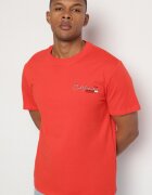 glo-story Tricou portocaliu din bumbac cu inscripție decorativă Sunilane