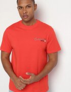 glo-story Tricou portocaliu din bumbac cu inscripție decorativă Sunilane