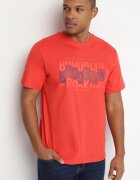 glo-story Tricou Portocaliu din bumbac cu inscripție Sunviera